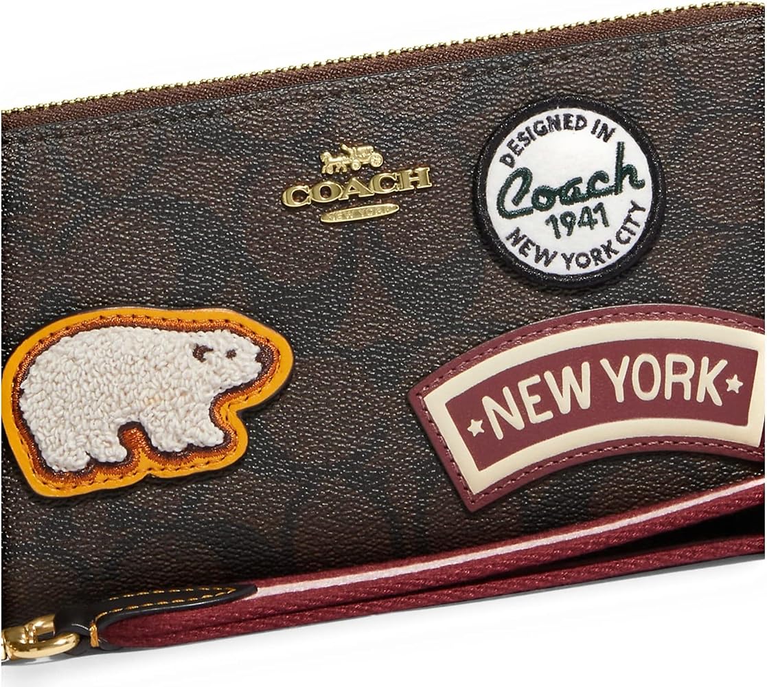Amazon.co.jp: COACH ロングジップアラウンドウォレット シグネチャー